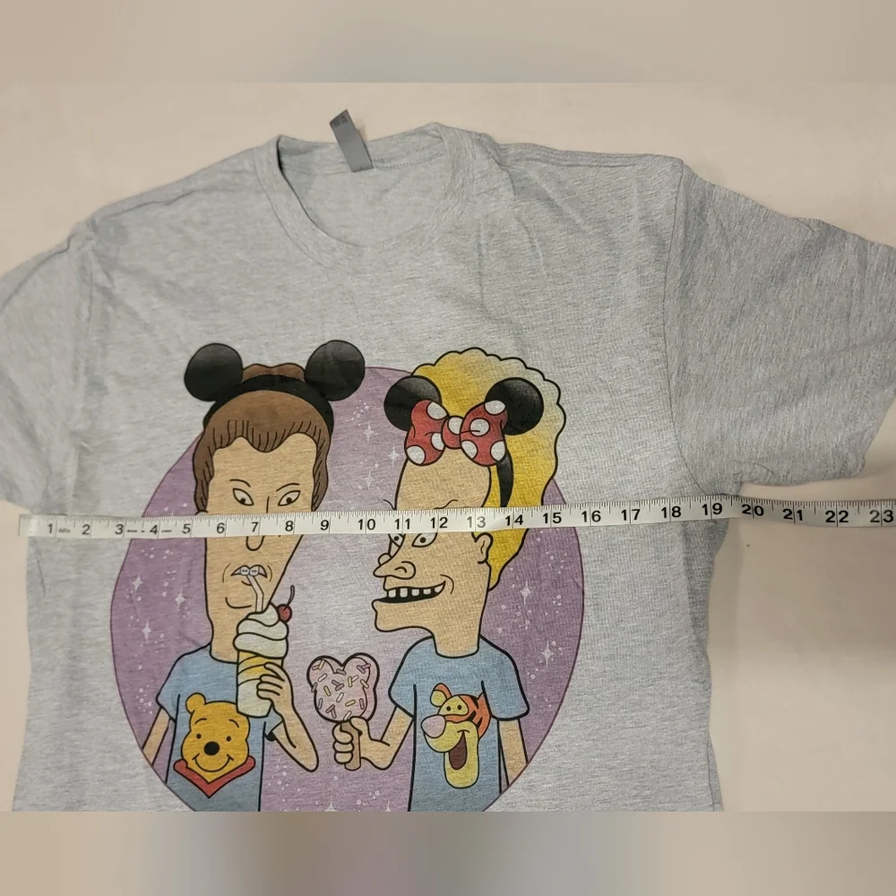 Alex Strangler Disney theme park dudes Beavis and Butthead t-shirt - Picture 3 of 6